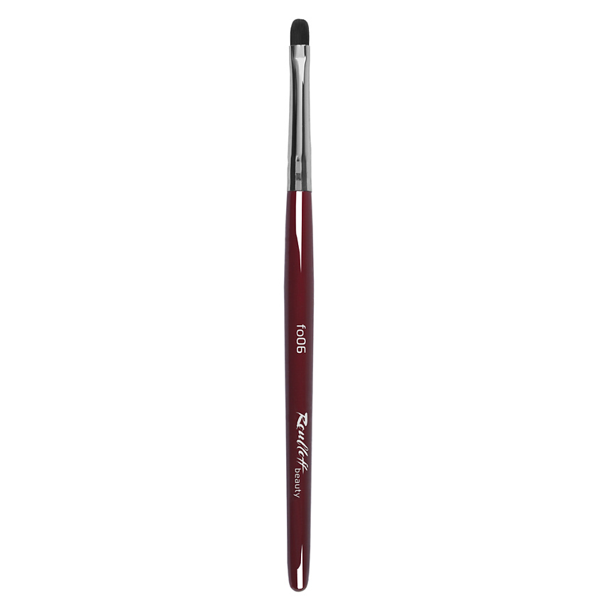 Изображение товара ROUBLOFF Кисть fo06 овальная из синтетики для сухих и кремовых теней, 1 шт.