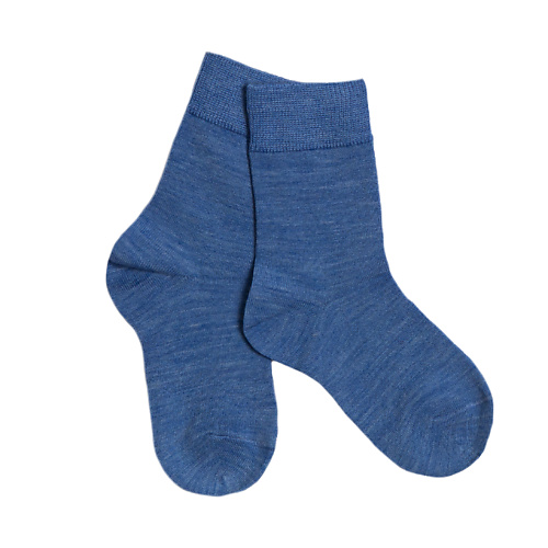 фото Wool&cotton носки детские синие merino