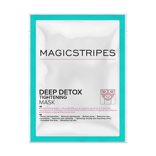Купить Уход за лицом, MAGICSTRIPES Маска для глубокой очистки кожи лица, повышающая упругость (Deep Detox) 1