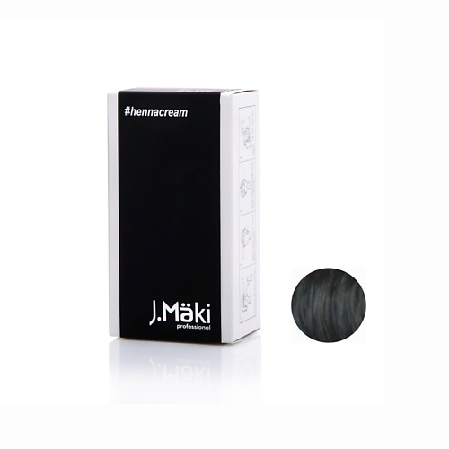 J.MÄKI PROFESSIONAL Жидкая хна для окрашивания волос Черный j mäki professional жидкая хна для окрашивания волос золотистый блондин