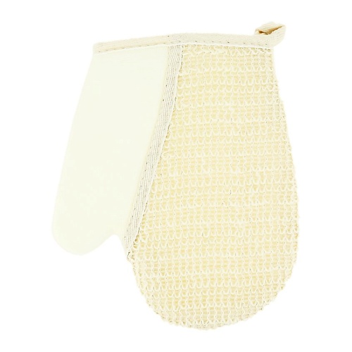 DECO. Мочалка-рукавица для тела натуральная (лен) deco мочалка рукавица для тела для нанесения скраба