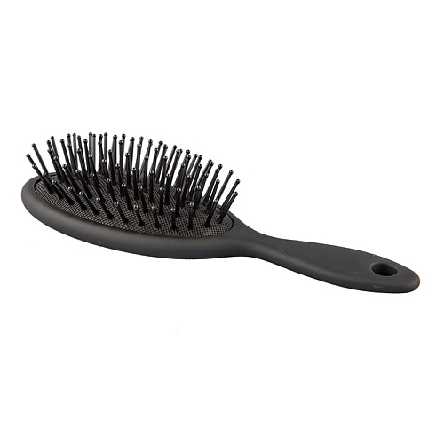 LADY PINK Щетка для волос BASIC deep black массажная малая овальная щетка подвижная массажная эллипс малая
