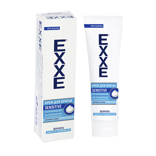 Крем для бритья EXXE Крем для бритья Sensitive пена для бритья exxe sensitive 200 мл