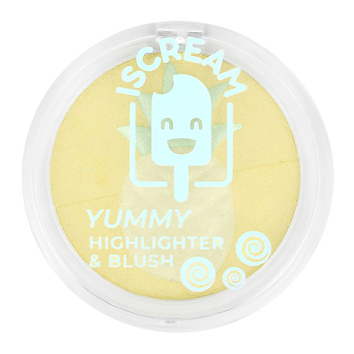 

ISCREAM Хайлайтер-румяна YUMMY 2 в 1, Хайлайтер-румяна YUMMY 2 в 1