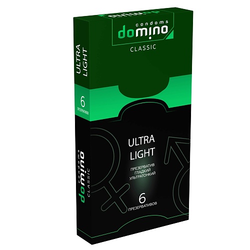 DOMINO CONDOMS Презервативы DOMINO CLASSIC Ultra Light 6 hasico презервативы xl size гладкие увеличенного размера 12 0