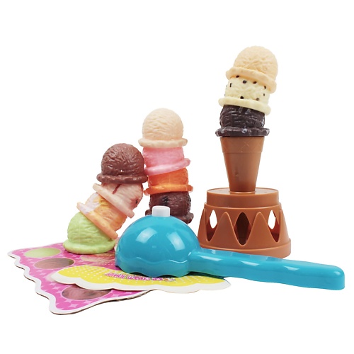 цена Мягкая игрушка 1TOY Настольная игра Башня из мороженого