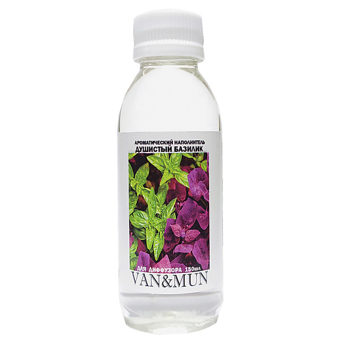 Купить VAN&MUN Наполнитель для ароматического диффузора Душистый базилик