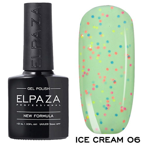 Лак ELPAZA PROFESSIONAL Гель-лак для ногтей ICE CREAM