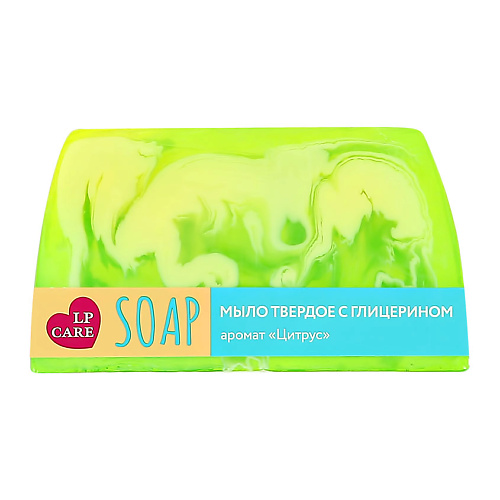 LP CARE Мыло твердое с глицерином цитрусовый аромат 90 doxa мыло твердое shower soap мята и лайм с глицерином 600