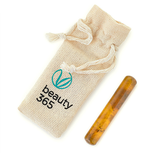 BEAUTY365 Янтарная палочка для массажа в мешочке