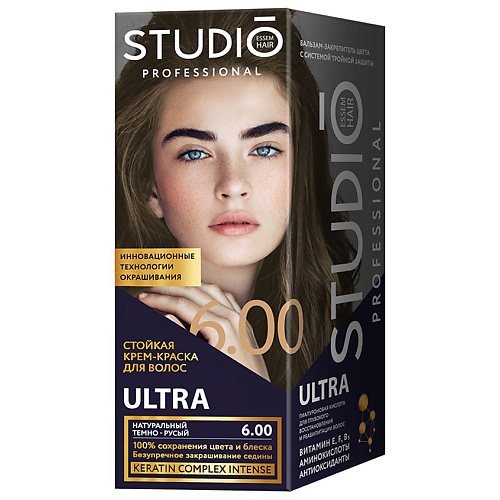 Краски для волос STUDIO PROFESSIONAL Стойкая крем-краска ULTRA