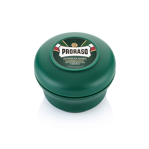 PRORASO Мыло для бритья освежающее с маслом эвкалипта и ментолом 150 proraso пена освежающая для бритья с маслом эвкалипта и ментолом 300 мл