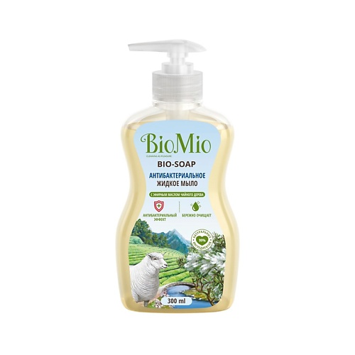 BIO MIO BIO-SOAP антибактериальное жидкое мыло с маслом чайного дерева