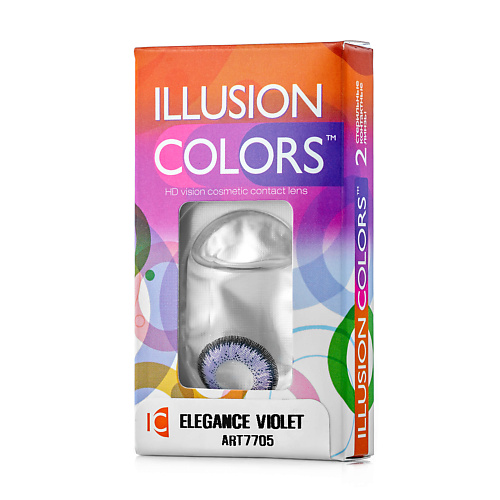 Оптика ILLUSION Цветные контактные линзы ILLUSION colors ELEGANCE violet