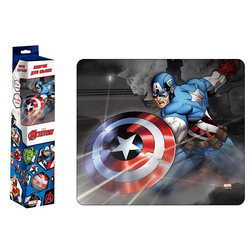 ND PLAY Коврик для мыши Marvel Капитан Америка triol лежанка прямоугольная marvel капитан америка