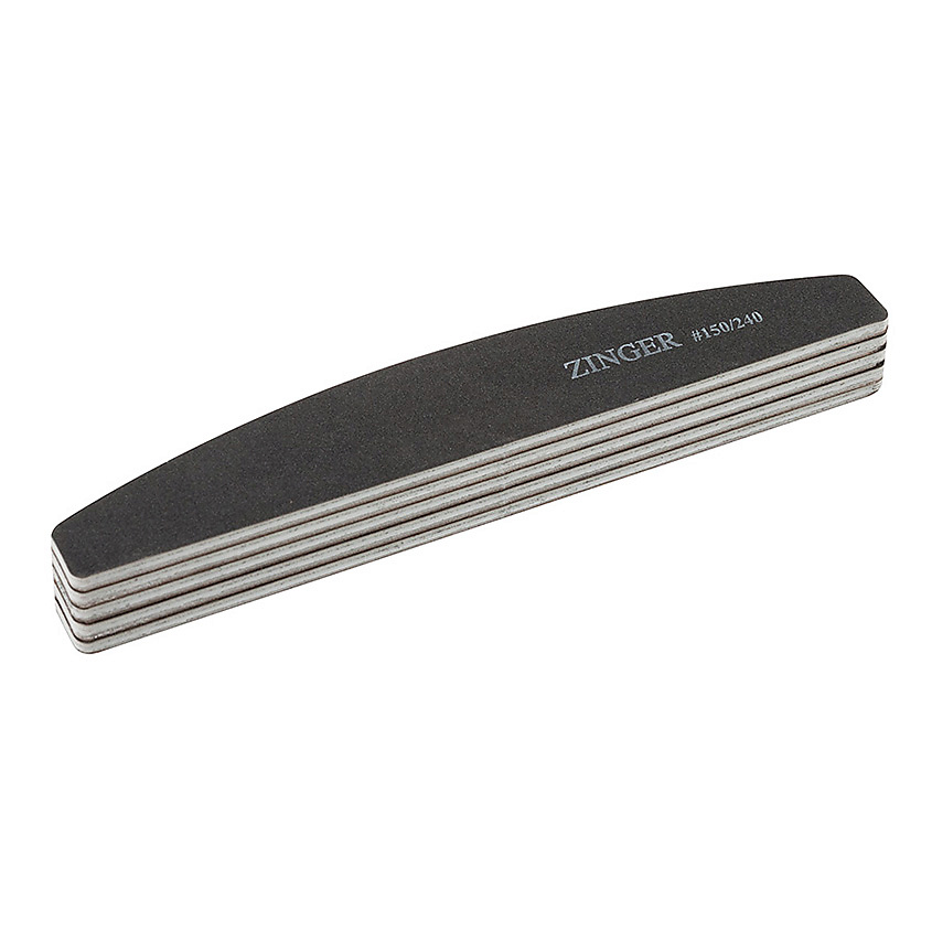 ZINGER Professional Набор полуовальных пилок для ногтей UT-402 А # 150 ...
