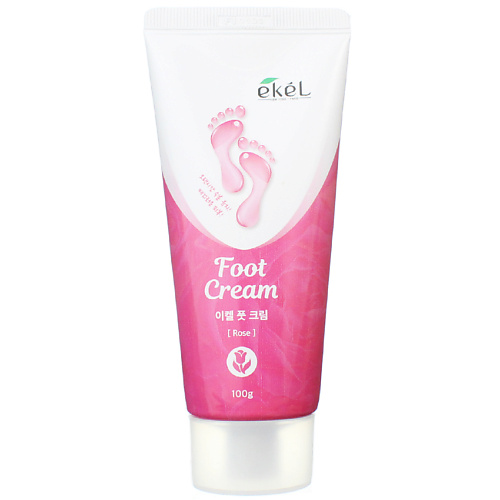 EKEL Крем для ног с Розой Увлажняющий Foot Cream Rose 100