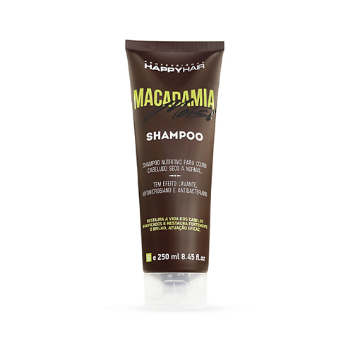 шампунь для волос happy hair macadamia moist без sls sles 250 мл Шампунь для волос HAPPY HAIR Macadamia moist Shampoo шампунь для волос