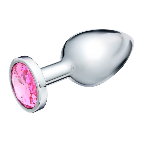 Секс-игрушки ОКИ-ЧПОКИ Анальная пробка, с розовым кристаллом