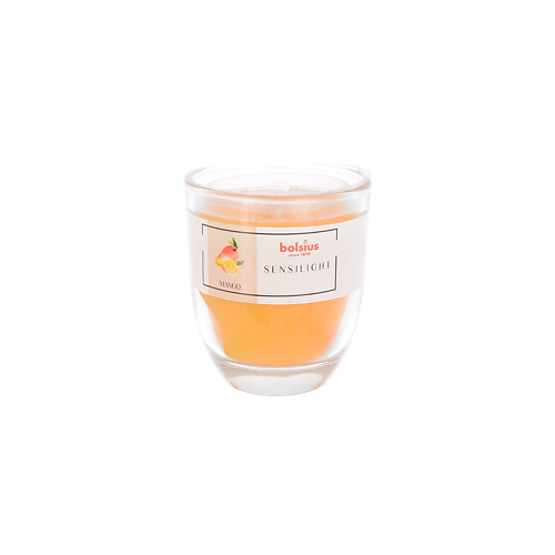 Свеча BOLSIUS Свеча в стекле ароматическая Sensilight Манго свеча amemo свеча ароматическая манго