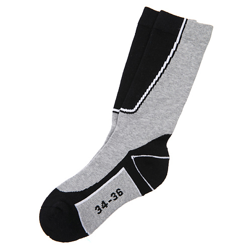 Носки PLAYTODAY Термоноски линейки Cotton черно-серый термоноски comfort размер 41 черно серый