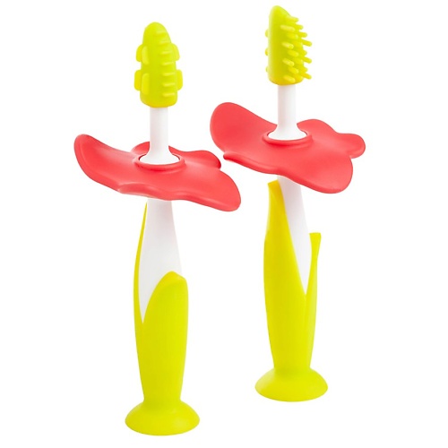 Прорезыватель для зубов ROXY KIDS Набор: зубные щетки-массажеры для малышей newrichbee зубные щетки для детей 4шт