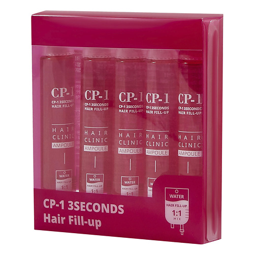 ESTHETIC HOUSE Филлер Набор Маска для волос CP-1 3Seconds Hair FILL-UP, 5шт*13мл 65 esthetic house кондиционер для волос восстановление cp 1 3seconds hair fill up 500