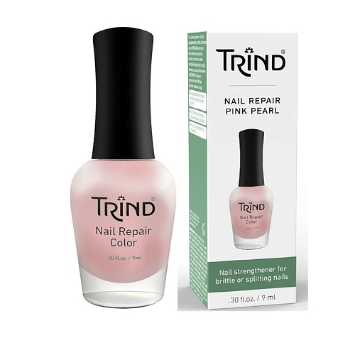 цена Восстановитель для ногтей TRIND Укрепитель для ногтей розовый перламутр