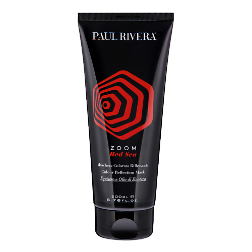 цена Маска оттеночная PAUL RIVERA Тонирующая маска для окрашенных и натуральных волос красная Red Sea