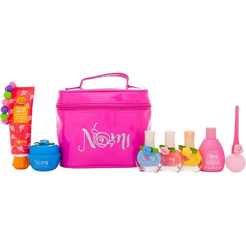 фото Nomi подарочный набор детской косметики "сумочка розовая мечта №4"