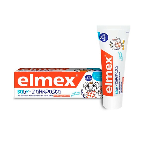 COLGATE Зубная паста Elmex Children's 0-2 лет 75 colgate зубная паста elmex защита от кариеса 75