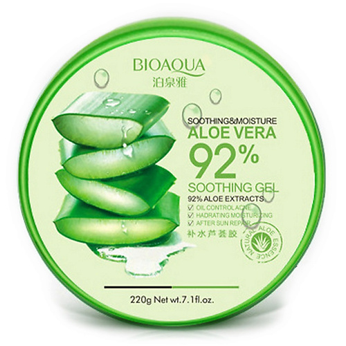 BIO AQUA Увлажняющий гель для лица и тела с натуральным соком Aloe Vera ecolatier крем для лица интенсивное увлажнение organic aloe vera 50