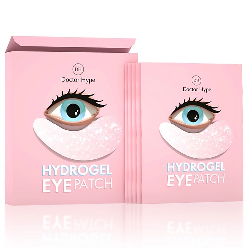 DOCTOR HYPE Патчи гидрогелевые для глаз 5 штук doctor hype тканевые освежающие лифтинг патчи для глаз 65