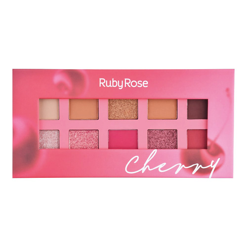 RUBY ROSE Палетка теней для век Cherry ruby rose палетка теней для век rose nude palette