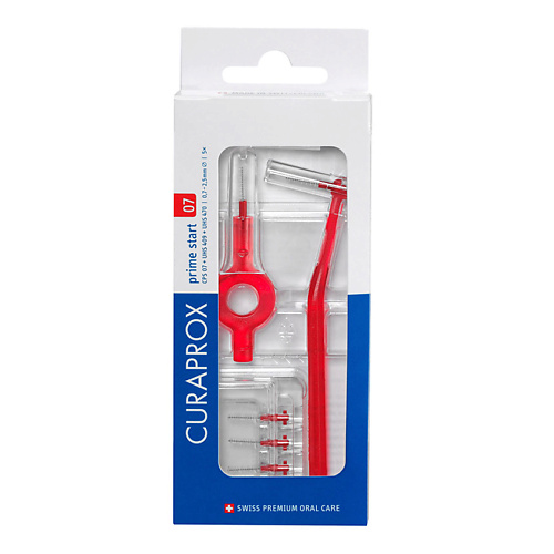 Зубная щетка CURAPROX Набор для гигиенического ухода : 5 ершиков CPS 06 с держателями