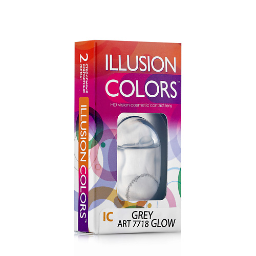 Оптика ILLUSION Цветные контактные линзы ILLUSION GLOW GREY