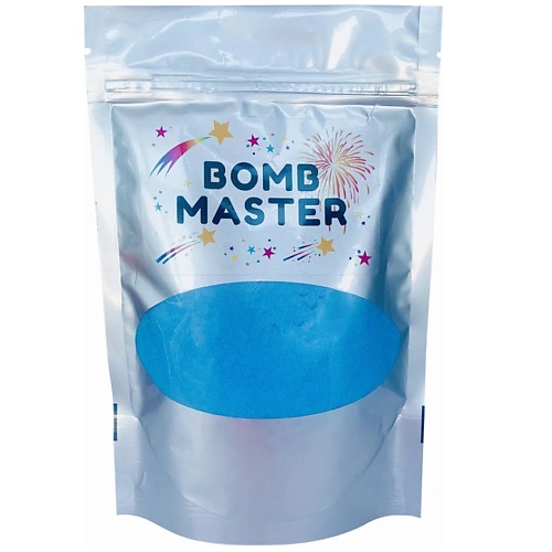 BOMB MASTER Мерцающая соль для ванны с хайлайтером, голубая 1 bomb master шиммер мерцающая соль для ванн зеленый 1