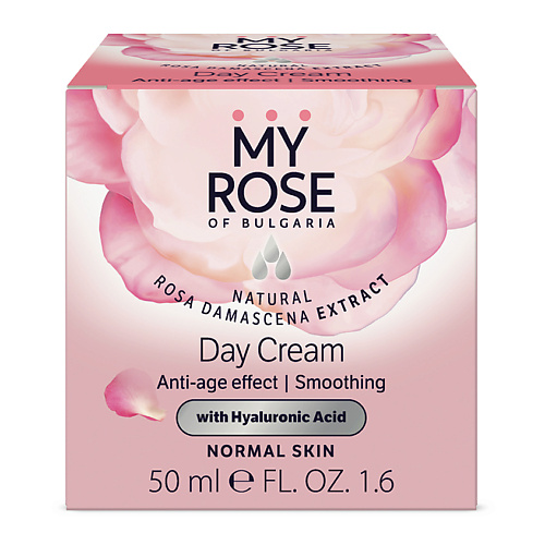Крем для лица MY ROSE OF BULGARIA Крем для лица Дневной Day Cream Anti-age effect ponds age miracle youth glow day cream 45 g red
