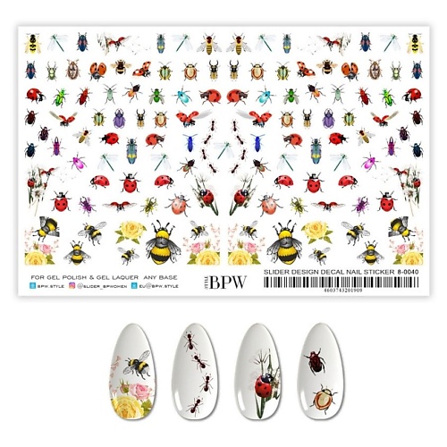BPW.STYLE Гранд-слайдер Насекомые насекомые развивающие карточки