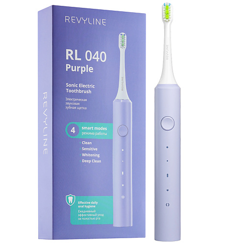 Электрическая зубная щетка REVYLINE Электрическая звуковая щетка RL 040 электрическая звуковая зубная щетка revyline rl 040 1 шт