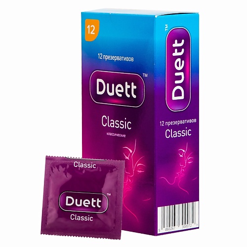 DUETT Презервативы Сlassiс 12 duett презервативы сlassiс 42