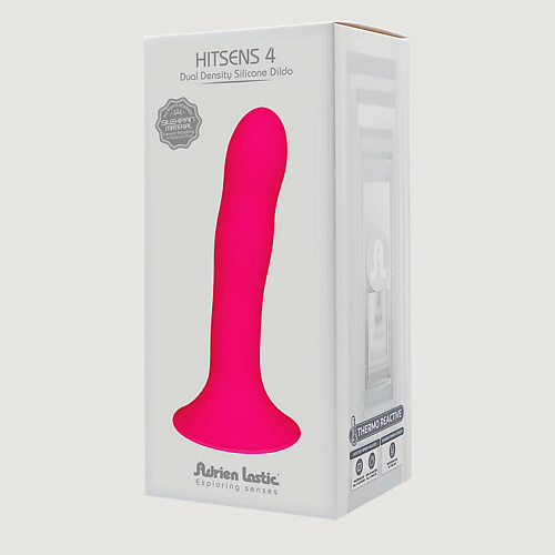 Секс-игрушки ADRIEN LASTIC Дилдо на присоске с двойной плотностью Hitsens S04 Pink DILDO DUAL DENSITY