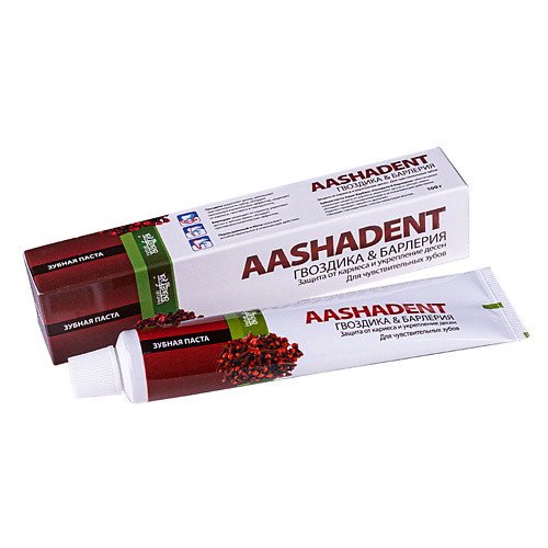 AASHA HERBALS Зубная паста Гвоздика-Барлерия 100 aasha herbals зубная паста корица кардамон 100