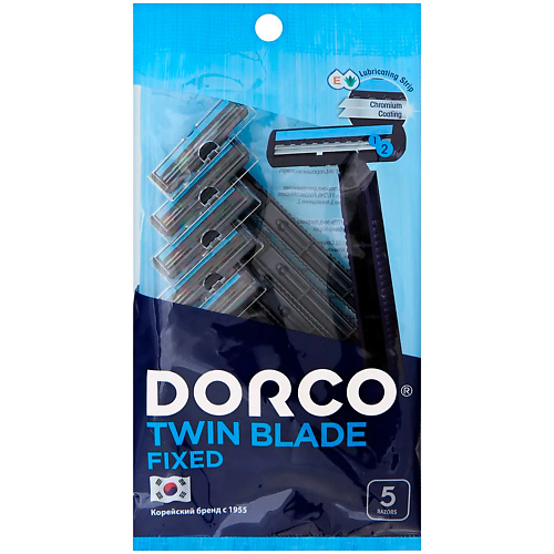 станок для бритья dorco бритвы одноразовые td708 2 лезвийные Станок для бритья DORCO Бритвы одноразовые TG708, 2-лезвийные