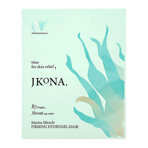 фото Jkona маска для лица гидрогелевая с морской водой (для эластичности кожи)