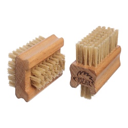 Двусторонняя щётка для рук и ногтей , натуральная щетина