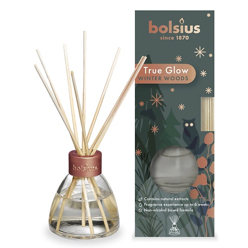 Ароматы для дома BOLSIUS Ароматический диффузор + палочки Christmas зимний лес 45