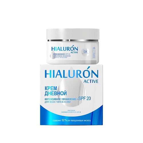 BELKOSMEX Hialuron Active Крем дневной интенсивное увлажнение SPF 20 для всех типов кожи