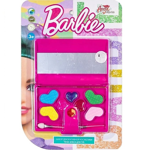 Макияж для детей ANGEL LIKE ME Набор детской декоративной косметики для девочек Barbie 