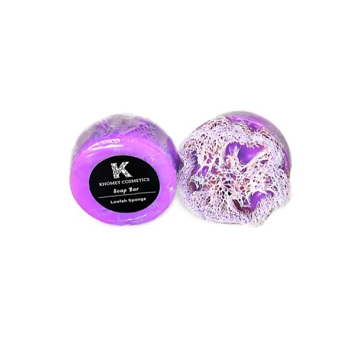 

KHOMEY COSMETICS Мыло твердое с люфой с ароматом винограда Изабелла и маслом миндаля 180.0, Мыло твердое с люфой с ароматом винограда Изабелла и маслом миндаля